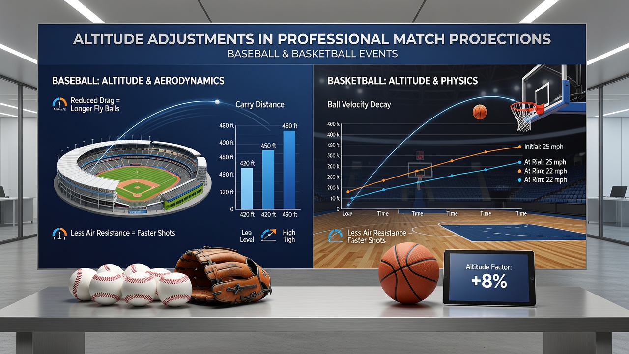 Basketball arena at elevation with data overlays showing adjusted player efficiency metrics